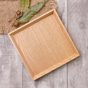 원목 우드트레이 사각 143 카페 나무 쟁반