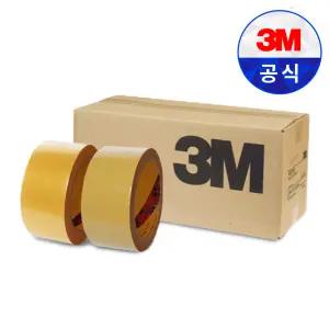 3M 박스 포장 테이프 372KS 48mmX40m 50개입 투명 미색 OPP