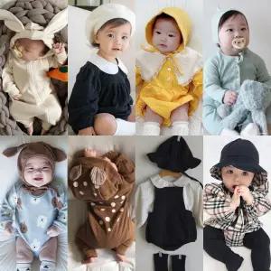 [쁘띠드엔] 예쁜 가을신상 아기옷 신생아옷 바디슈트 우주복 백일 3개월 6개월 유아옷