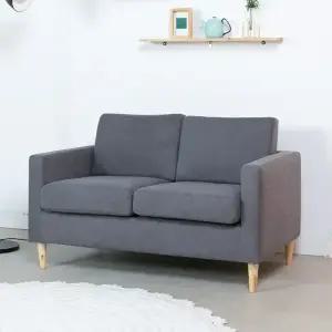 까페 2인소파 의자 라텍스폼 좌방석지퍼 세탁가능 럭키세븐 Color