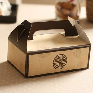 떡 상자 손잡이 단청 직사각 낮은중 / 양갱 답례품 선물 포장 박스