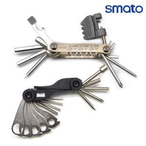 스마토 휴대용 자전거 정비세트 멀티툴 펑크수리세트