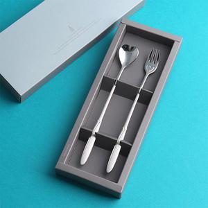 엔젤하트/그레이스/허니 롱티스푼 롱포크 2P 돌답례품결혼답례품