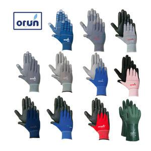 [오런]반코팅/NBR/PU장갑 등 기능성장갑 모음