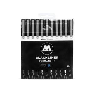 모로토우 블랙라이너 먹선펜 컴플리트 11종세트