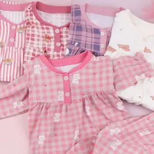 25FW 여아동 피치기모/아동잠옷/주니어홈웨어/가을/겨울파자마