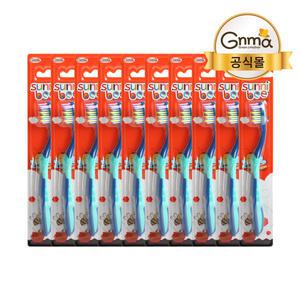 써니비 유아칫솔 3단계 남아용 10개