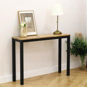 로뎀나무 엘리야 콘솔 원목 슬림 미니 현관 복도 베란다 창가 테이블 식탁