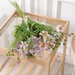 [3개 구매시 1개 추가] 코스모스 조화 번들 48cm (6개입) 5컬러 인테리어 꽃 다발 장식 소품 촬영 꾸미기