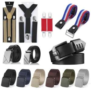 (남성 벨트& 멜빵모음) 자동 수동 군용 정장 케쥬얼  패션 벨트 허리띠 혁띠 혁대