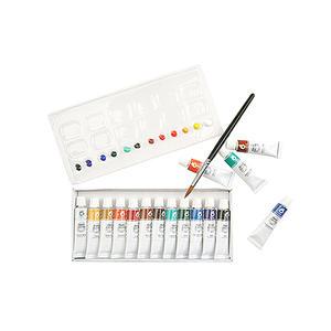 블랭코 염색물감 6ml 12색(붓+팔레트)