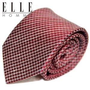 [엘르옴므][ELLE HOMME] 엘르옴므 실크넥타이 - 레일 레드 8cm