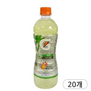게토레이 레몬 600ml X 20개 이온음료 스포츠음료 온동전후 수분섭취 음료수