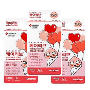 일동) 케어리브 카카오 프렌즈 어피치 (12매) x 3팩 방수형 멸균반창고