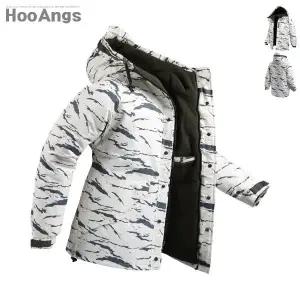 [후앙스] 오버핏 밀리터리스노우 방한방풍 보드복 패딩점퍼 IKPD9012