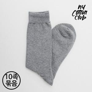 [NY코튼클럽]M1401 남성 신사 무지 장목 양말 10족