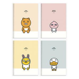 카카오프렌즈 스프링 무선 연습장 80매 (랜덤발송)