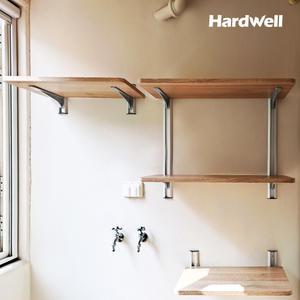 하드웰 시스템 벽선반 1단 베란다 다용도 브라켓 벽걸이 세탁실