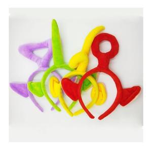 텔레토비 헤어밴드 파자마 파티 체육대회 소품 외계인 입체 안테나 특이한 머리띠 졸업 사진 촬영