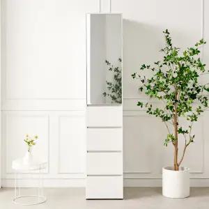 일송가구 300 400 500 600 바바 2M 키높이  틈새 옷장 서랍 수납장