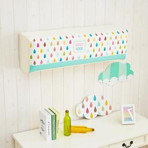 [라이크홈]벽걸이 스판 에어컨커버 레인드롭 LG휘센/원룸형