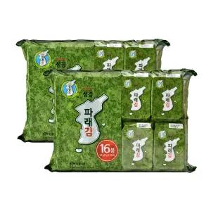 지도표성경김 향긋한 파래 식탁김 4g 16봉+16봉