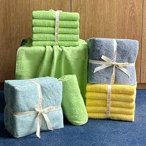 [테리파머] 180g 뱀부 호텔 수건  10장 세트 (리본선물포장)