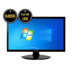 대우루컴즈 L243WM/LED/Full HD/24인치 모니터/사무용/가정용/컴퓨터 모니터/중고