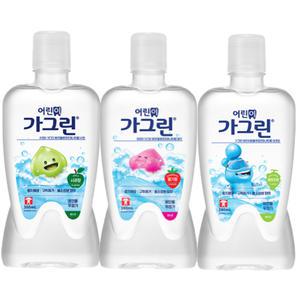 어린이가그린 아동가글 380mlx3개/사과/딸기/청포도맛