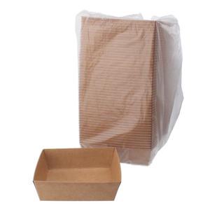 이중 고급 종이 트레이 120x110 50개 접시 샌드위치 샐러드 포장 용기