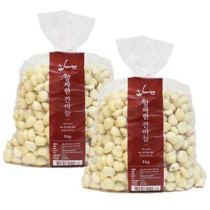 25년산 알싸한 깐마늘 10kg (중) 마늘/국내산/햇마늘