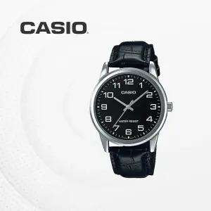 카시오 CASIO 남성 남자 가죽 손목시계 패션 커플시계 MTP-V001L-1B