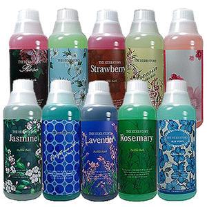 더허브스토리 버블바스1000ml/10종/거품목욕제/향기목욕/아로마테라피/입욕제