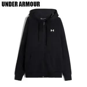 [언더아머] 남성용 라이벌 코튼 FZ 후드집업 1357106_001