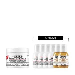 [키엘](강남점)[10T] 울트라 훼이셜 크림 125ml 세트 (+디럭스 6종)