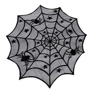 할로윈 레이스 거미줄 (블랙) 파티 소품 장식
