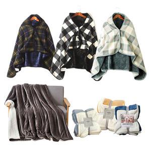 M 똑딱이 망토 담요 양털 극세사 무릎 이불 단추 기모 블랭킷 숄 거실요 침대요 사무실 학교 캠핑 학생