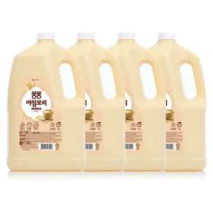 퐁퐁 주방세제 아침보리 용기, 3L, 4개
