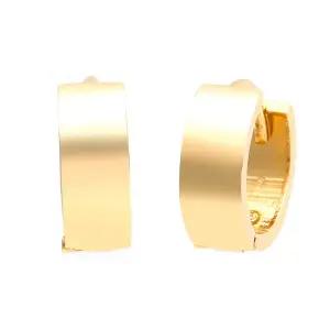 14K 심플 민자 7.5mm 원터치 링 귀걸이 한쌍 PNE23655