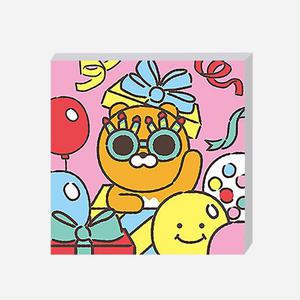 DIY 보석십자수 리틀프렌즈 파티 라이언 25x25cm 캔버스형 비즈