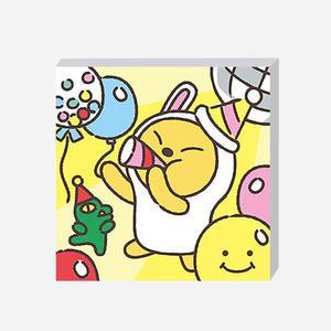 DIY 보석십자수 리틀프렌즈 파티 무지 25x25cm 캔버스형 비즈