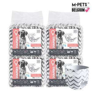 벨기에 엠펫츠 애견기저귀 암컷 특대형견 XL 40매