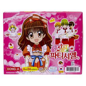 동아 초등 어린이 캐릭터 파티시엘 수채화물감 24색