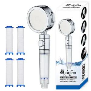 올크린 수압상승 필터샤워기 염소녹물 제거필터 5개세트