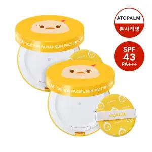 아토팜 톡톡 페이셜 선팩트 15g x 2개