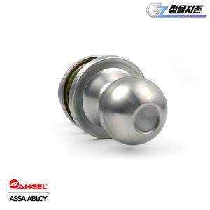 엔젤 원형 현관문손잡이 통로형(레치없음) 방화문 철문 현관정 문고리 도어락 문손잡이 스텐 실린더 교체