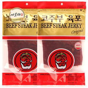 [가온애] 육포 (170g) x2봉  / 코주부 육포 우육포 맛육포 소고기육포 숏다리 조미오징어 맥주안주 술안주