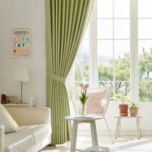 뷰하우스 겐트 아일렛 원톤 투톤 암막커튼 중형+커튼봉세트