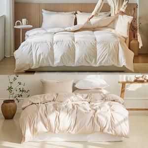 [소프라움 앤]폴란드80 프라우덴 사계절 구스이불+ 면모달이불커버세트 킹 (5color)