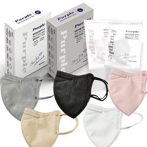 3중 새부리형 마스크 25매 숨쉬기편한 여름용 비말차단 대형 중형 일회용 귀편한 컬러 패션 쿨마스크